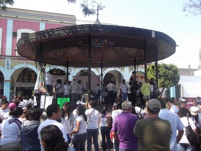ManifestaciÃ³n "no mÃ¡s antirrabico en Texcoco" 6 de Mayo de 2012
