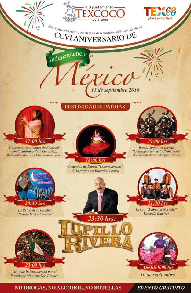 programa fiestas patrias texcoco