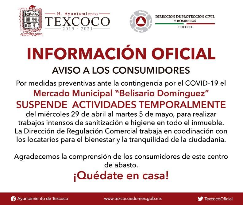 aviso mercado cerrado